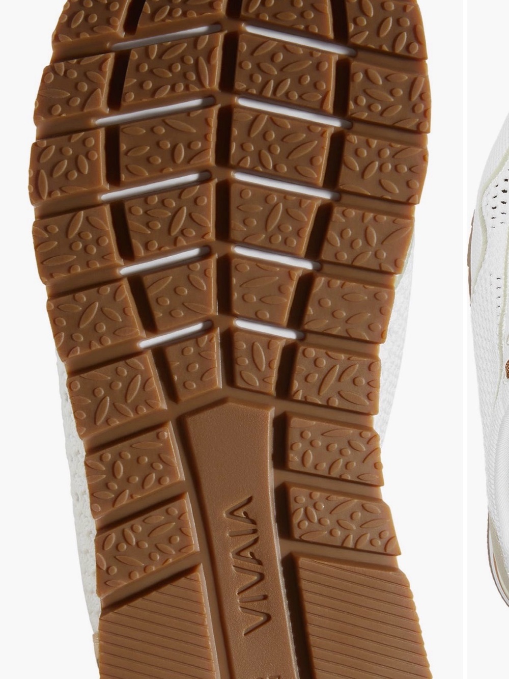 Vivaia All Day Slip on Breathable White & Tan Women’s Sneakers size 39 8 or 8.5 - Picture 6 of 11